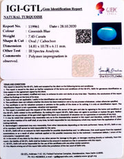7.45/CT Natural Turquoise Gemstone